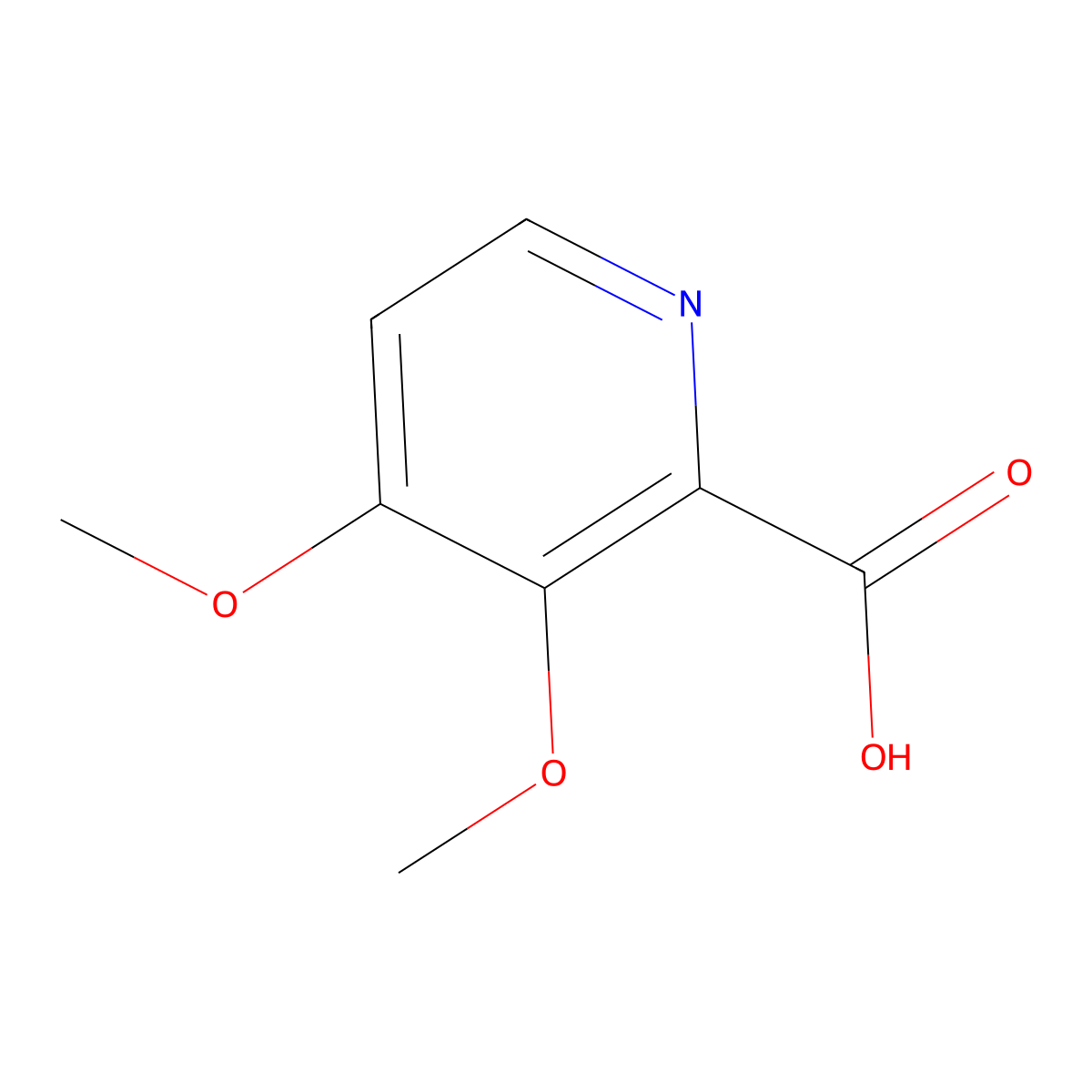 3,4-Dimethoxypicolinic acid molecular structure, CAS 220437-83-2