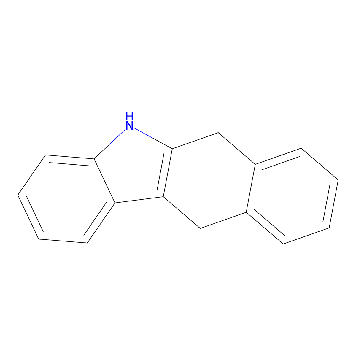 6,11-dihydro-5H-benzo[b]carbazole molecular structure, CAS 22044-93-5