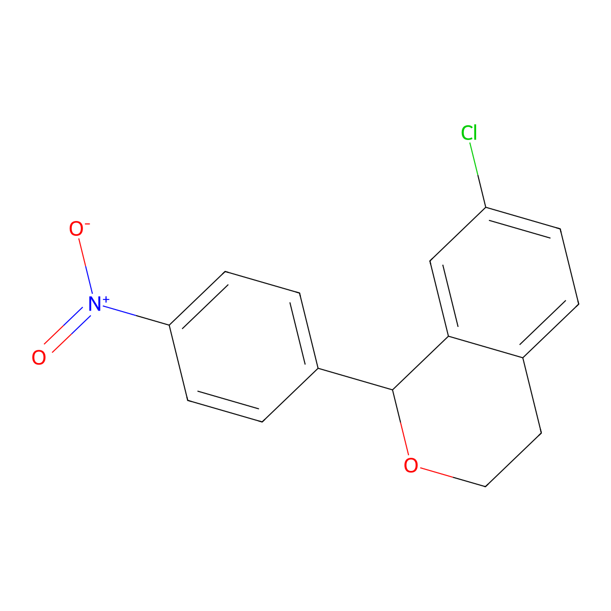 7-Chloro-1-(4-nitrophenyl)isochromane molecular structure, CAS 220444-99-5
