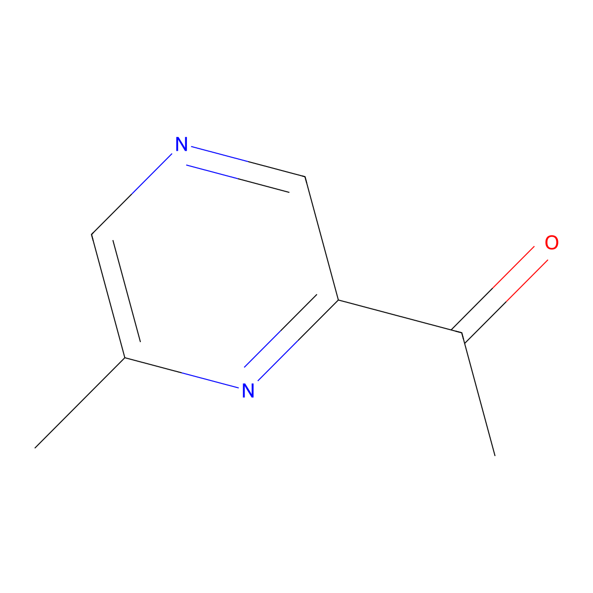 1-(6-Methylpyrazin-2-yl)ethan-1-one molecular structure, CAS 22047-26-3