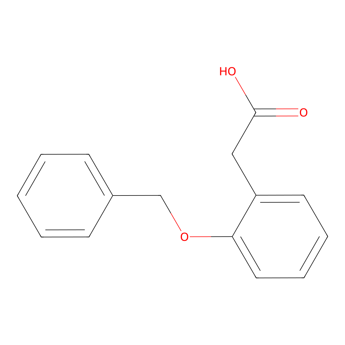 (2-Benzyloxyphenyl)acetic acid molecular structure, CAS 22047-88-7