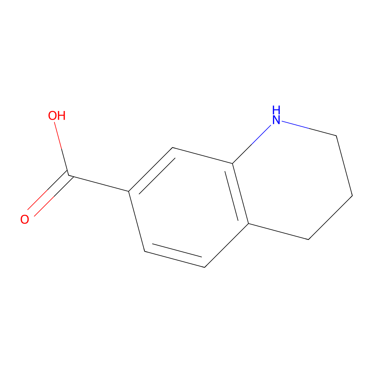 1,2,3,4-Tetrahydroquinoline-7-carboxylic acid molecular structure, CAS 22048-88-0
