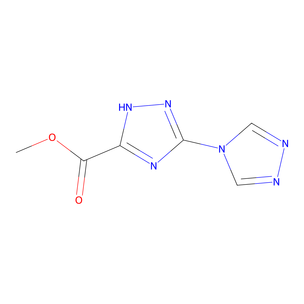 Methyl 2H-[3,4'-BI(1,2,4-triazole)]-5-carboxylate molecular structure, CAS 2204809-63-0