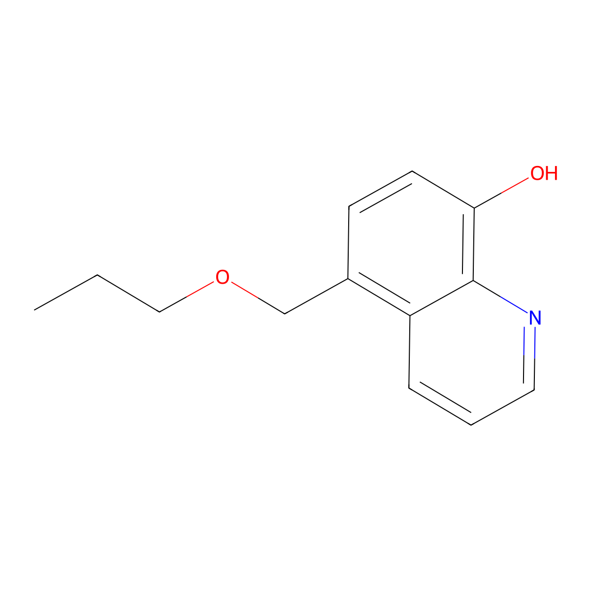 5-(Propoxymethyl)quinolin-8-ol molecular structure, CAS 22049-20-3