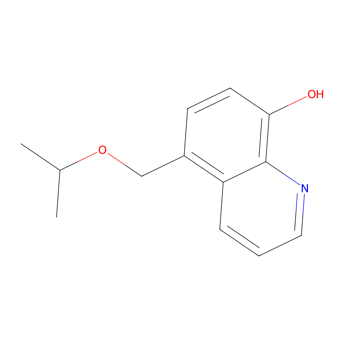 5-(Isopropoxymethyl)-8-quinolinol molecular structure, CAS 22049-21-4