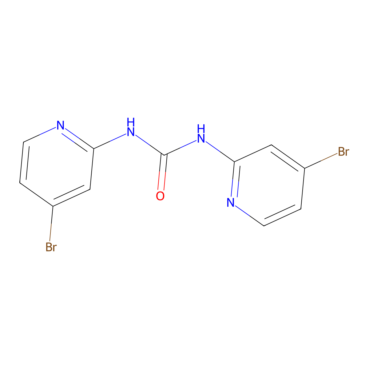 1,3-Bis(4-bromopyridin-2-yl)urea molecular structure, CAS 2204916-47-0