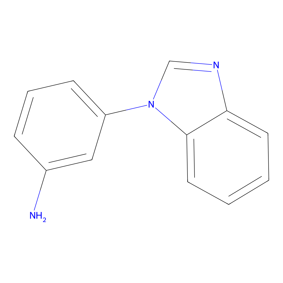 3-(1H-Benzo[d]imidazol-1-yl)aniline molecular structure, CAS 220495-45-4