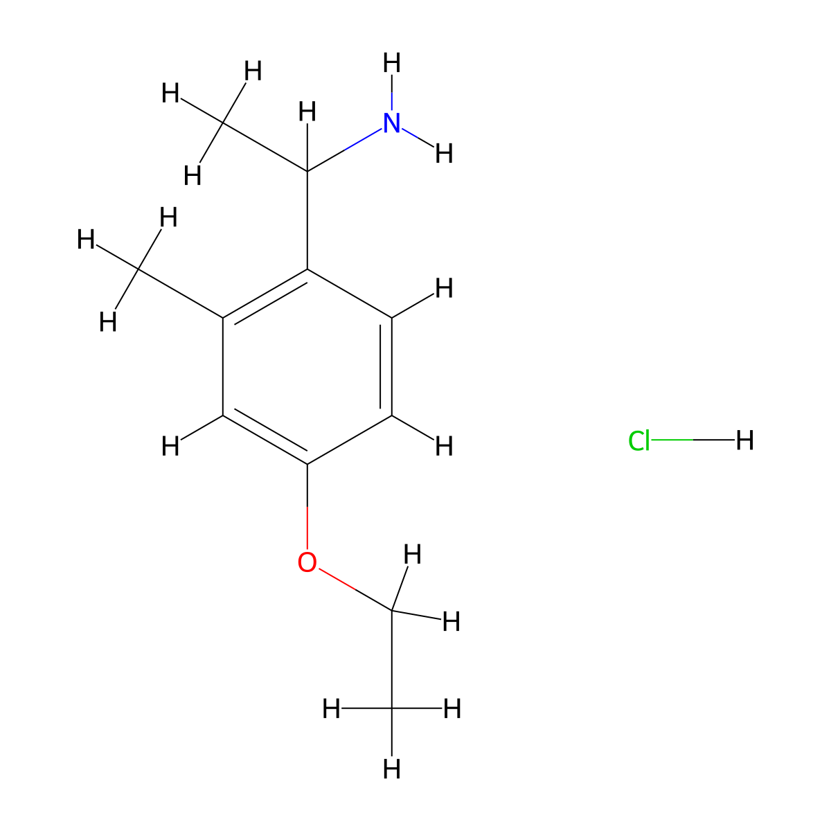 1-(4-Ethoxy-2-methyl-phenyl)-ethylamine hydrochloride molecular structure, CAS 2204959-41-9