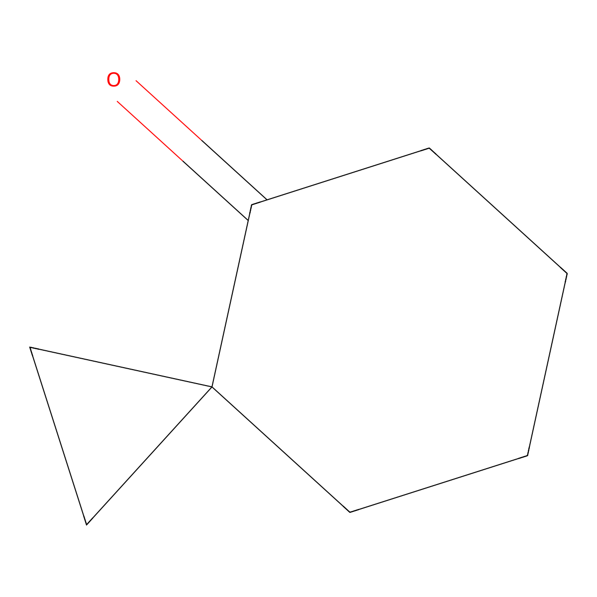 Spiro[2.5]octan-4-one molecular structure, CAS 2205-98-3