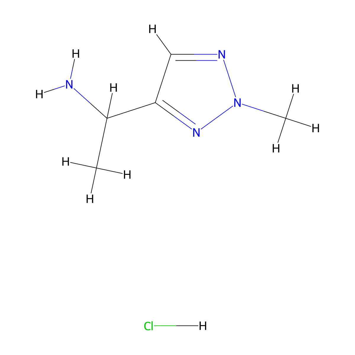 1-(2-Methyl-2H-1,2,3-triazol-4-yl)ethanamine hydrochloride molecular structure, CAS 2205015-93-4