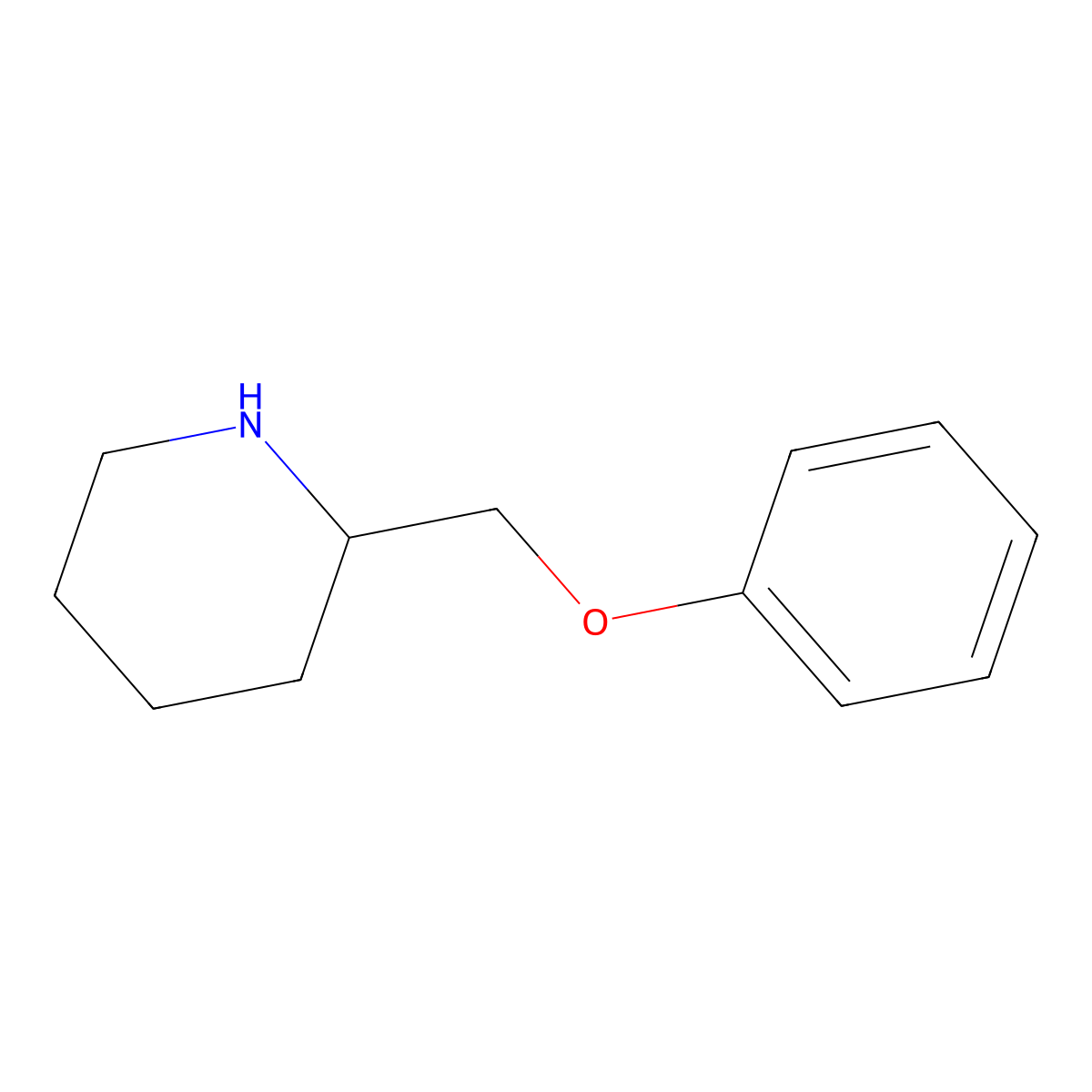 2-(Phenoxymethyl)piperidine molecular structure, CAS 220510-70-3