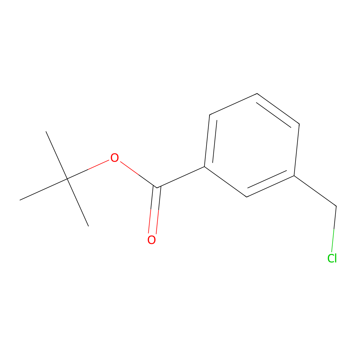 3-Chloromethyl-benzoic acid tert-butyl ester molecular structure, CAS 220510-74-7