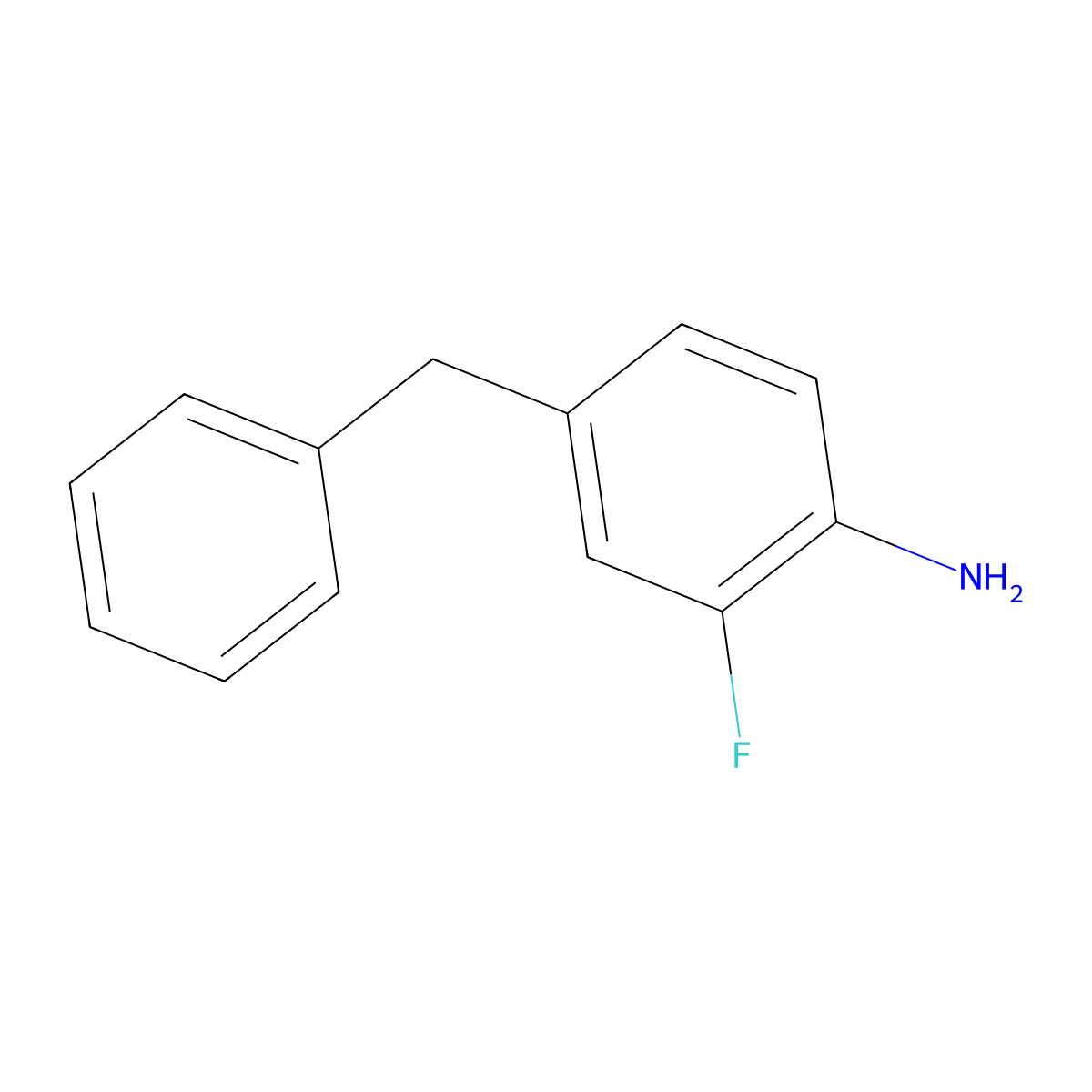 4-Benzyl-2-fluoroaniline molecular structure, CAS 2205125-97-7