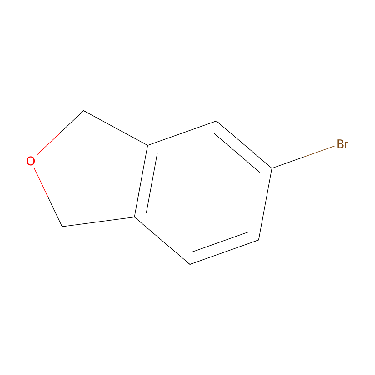 5-Bromo-1,3-dihydro-2-benzofuran molecular structure, CAS 220513-49-5