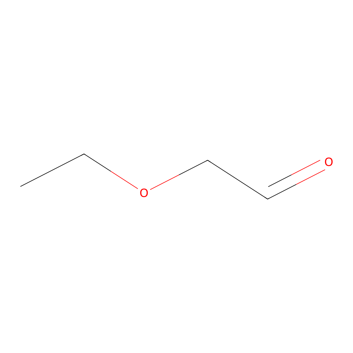 Ethoxyacetaldehyde molecular structure, CAS 22056-82-2