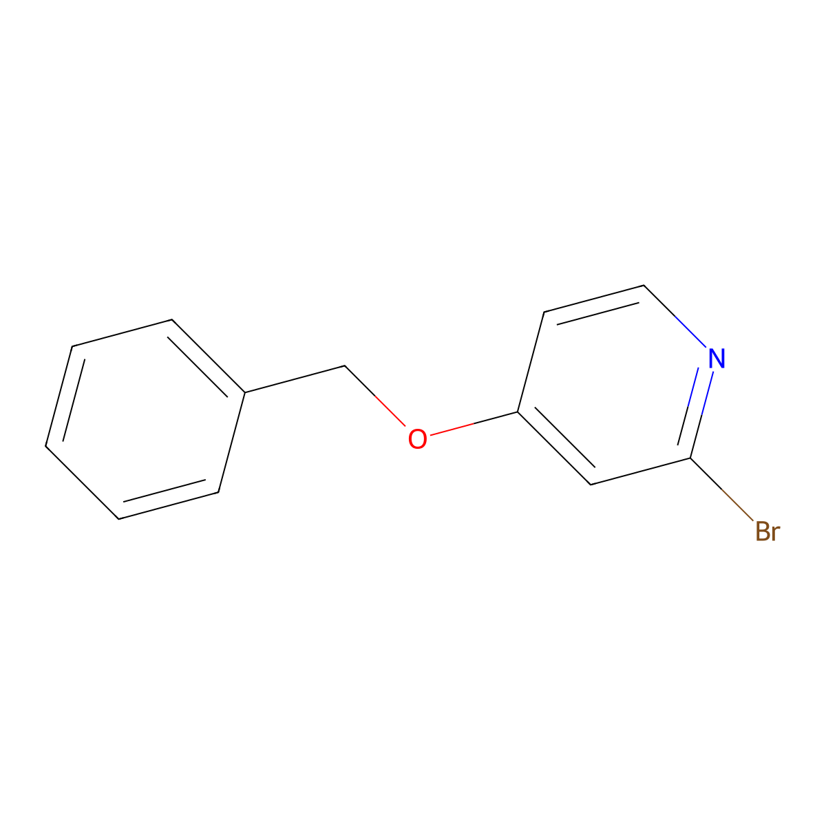 4-(Benzyloxy)-2-bromopyridine molecular structure, CAS 220585-13-7