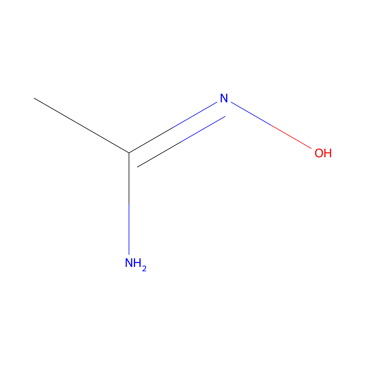 N-Hydroxyacetamidine molecular structure, CAS 22059-22-9