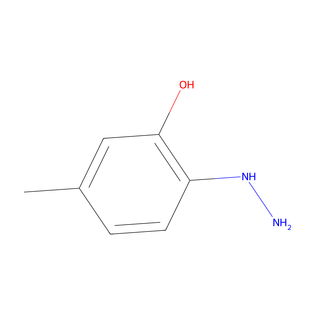 2-Hydrazino-5-methyl-phenol molecular structure, CAS 220595-10-8