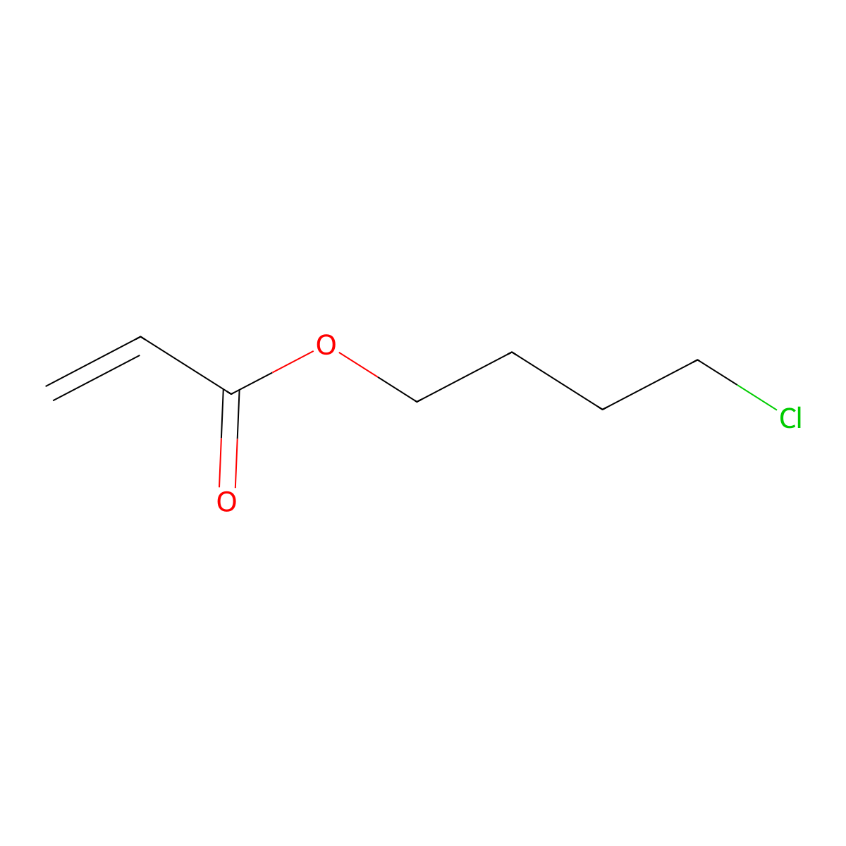 4-Chlorobutyl acrylate molecular structure, CAS 2206-87-3