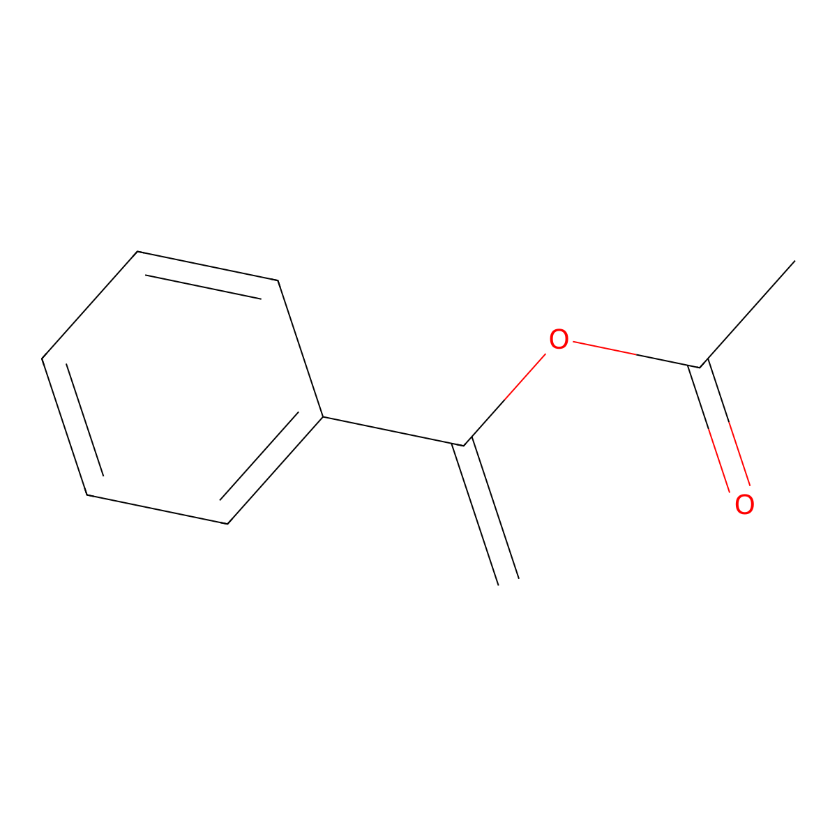 1-Phenylethenyl acetate molecular structure, CAS 2206-94-2