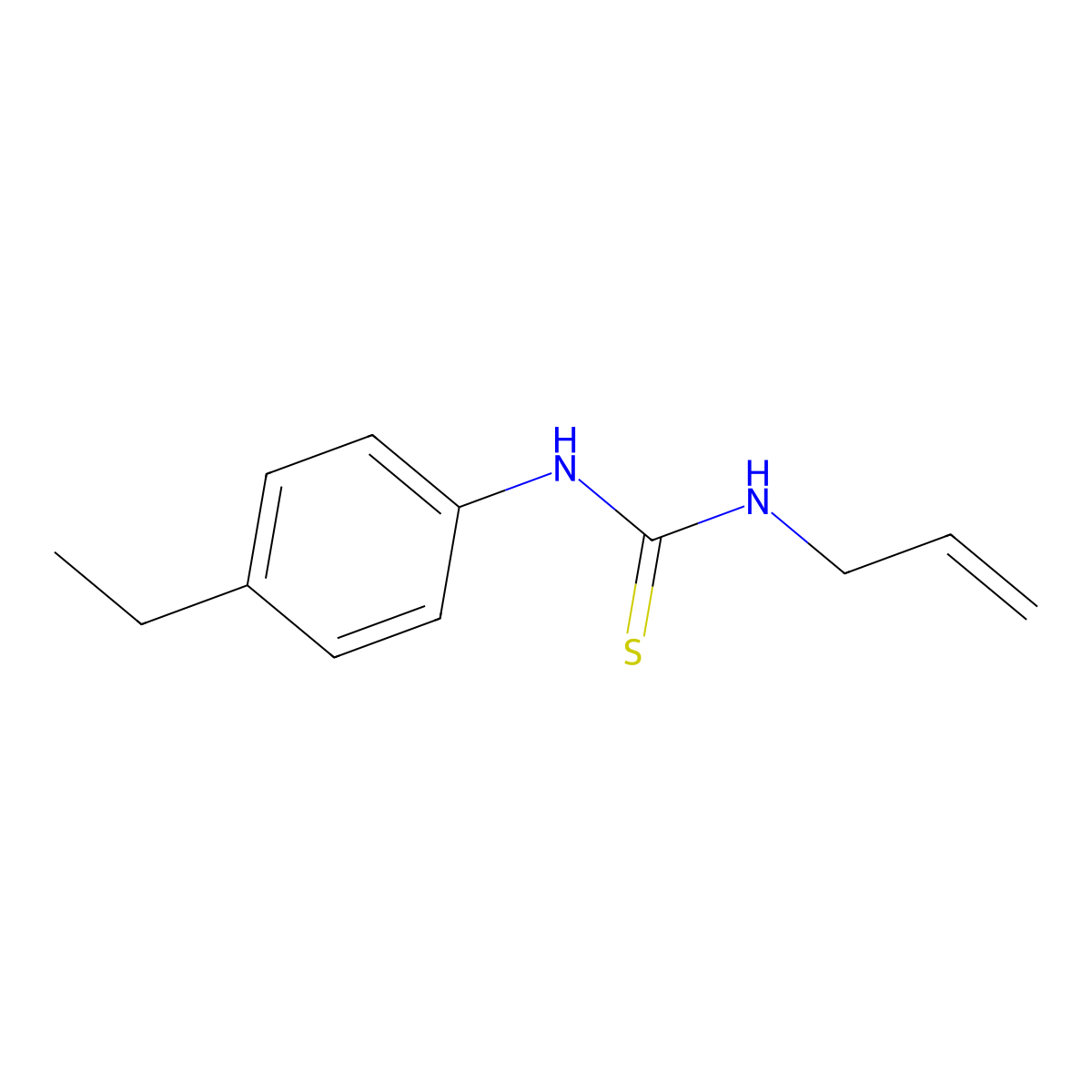 1-Allyl-3-(4-ethylphenyl)thiourea molecular structure, CAS 220604-75-1