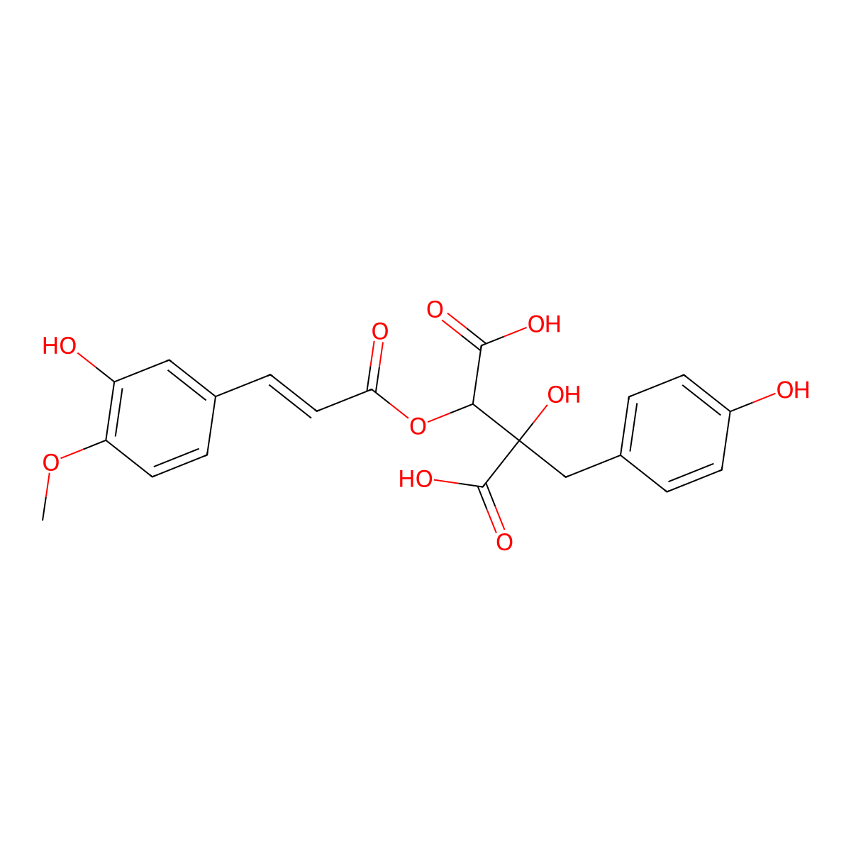 Cimicifugic acid F molecular structure, CAS 220618-91-7