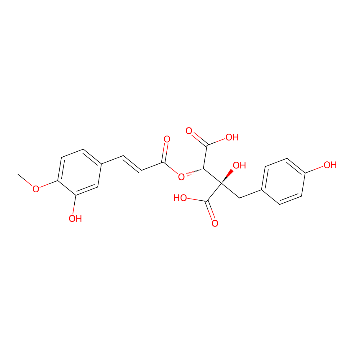 Cimicifugic acid F molecular structure, CAS 220618-91-7
