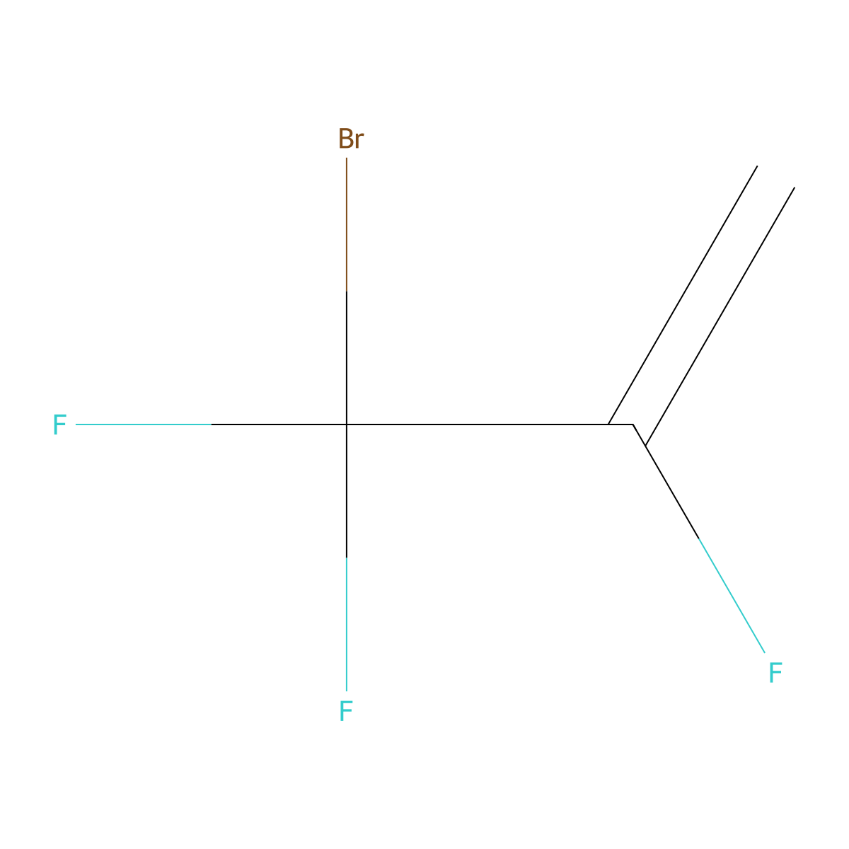 3-Bromo-2,3,3-trifluoropropene molecular structure, CAS 220626-19-7