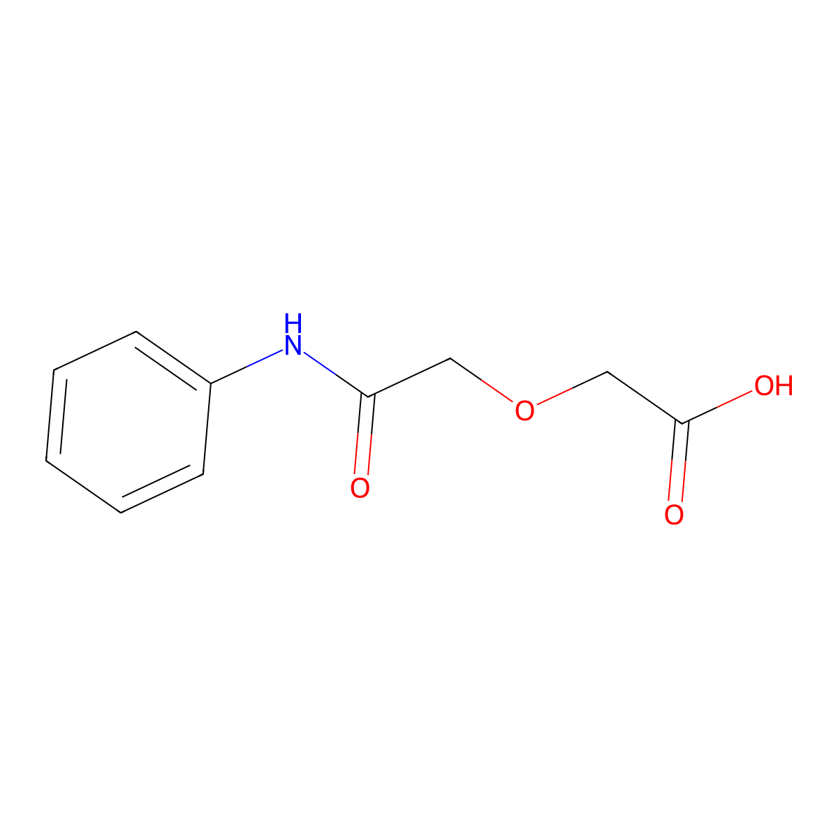 (2-Anilino-2-oxoethoxy)acetic acid molecular structure, CAS 22064-42-2