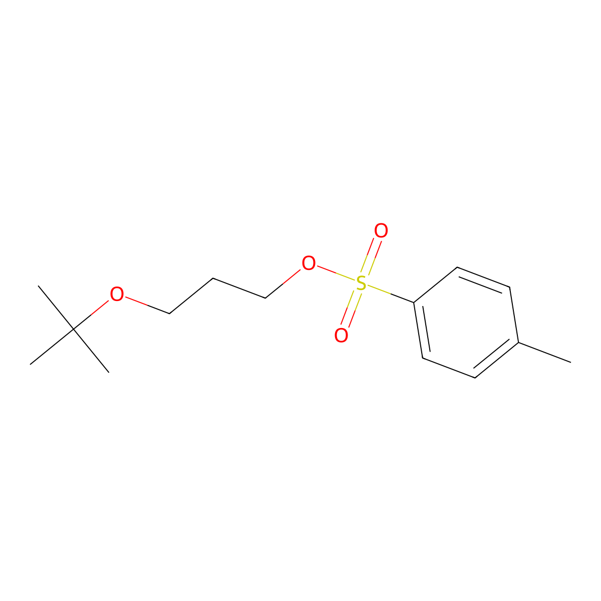 3-(Tert-butoxy)propyl 4-methylbenzene-1-sulfonate molecular structure, CAS 220646-74-2