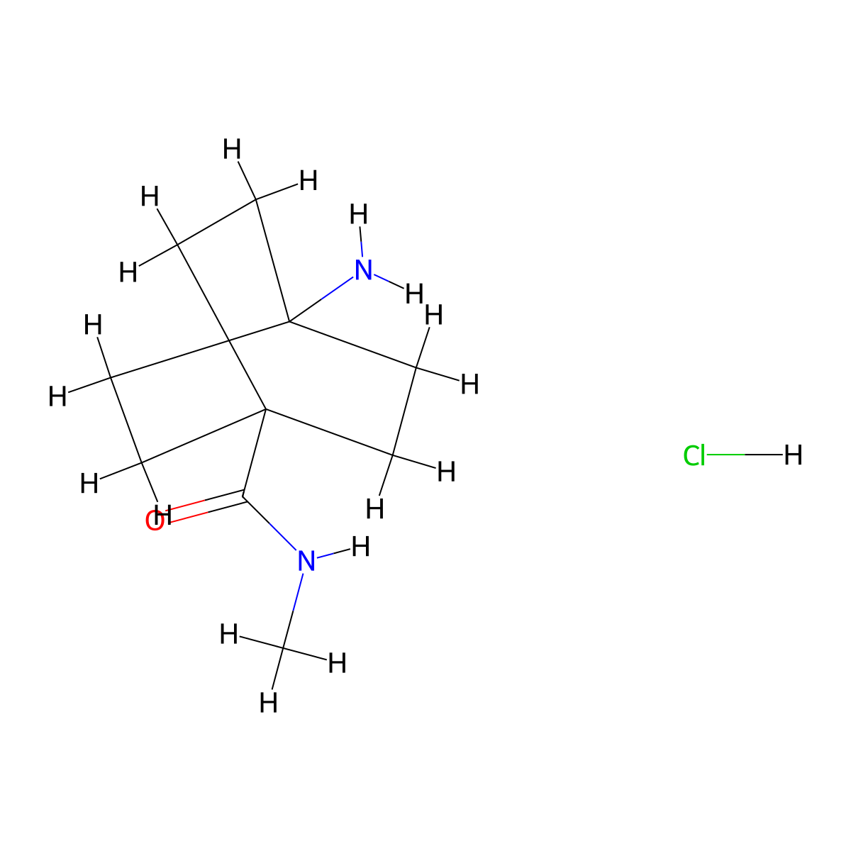 4-Amino-bicyclo[2.2.2]octane-1-carboxylic acid methylamide, hydrochloride molecular structure, CAS 2206607-66-9