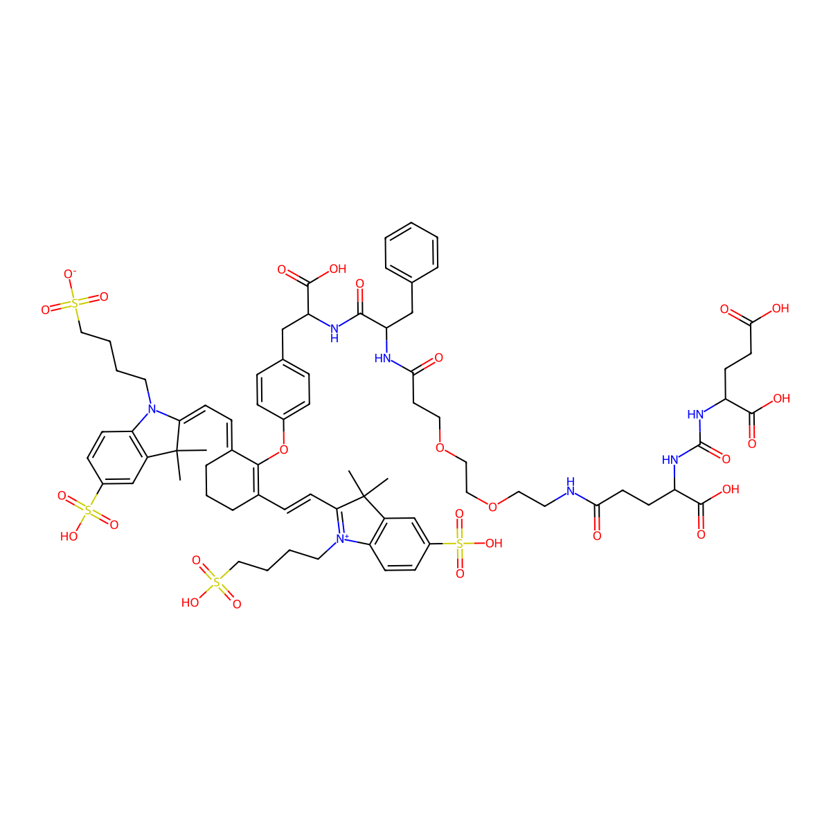 Zopocianine molecular structure, CAS 2206660-94-6