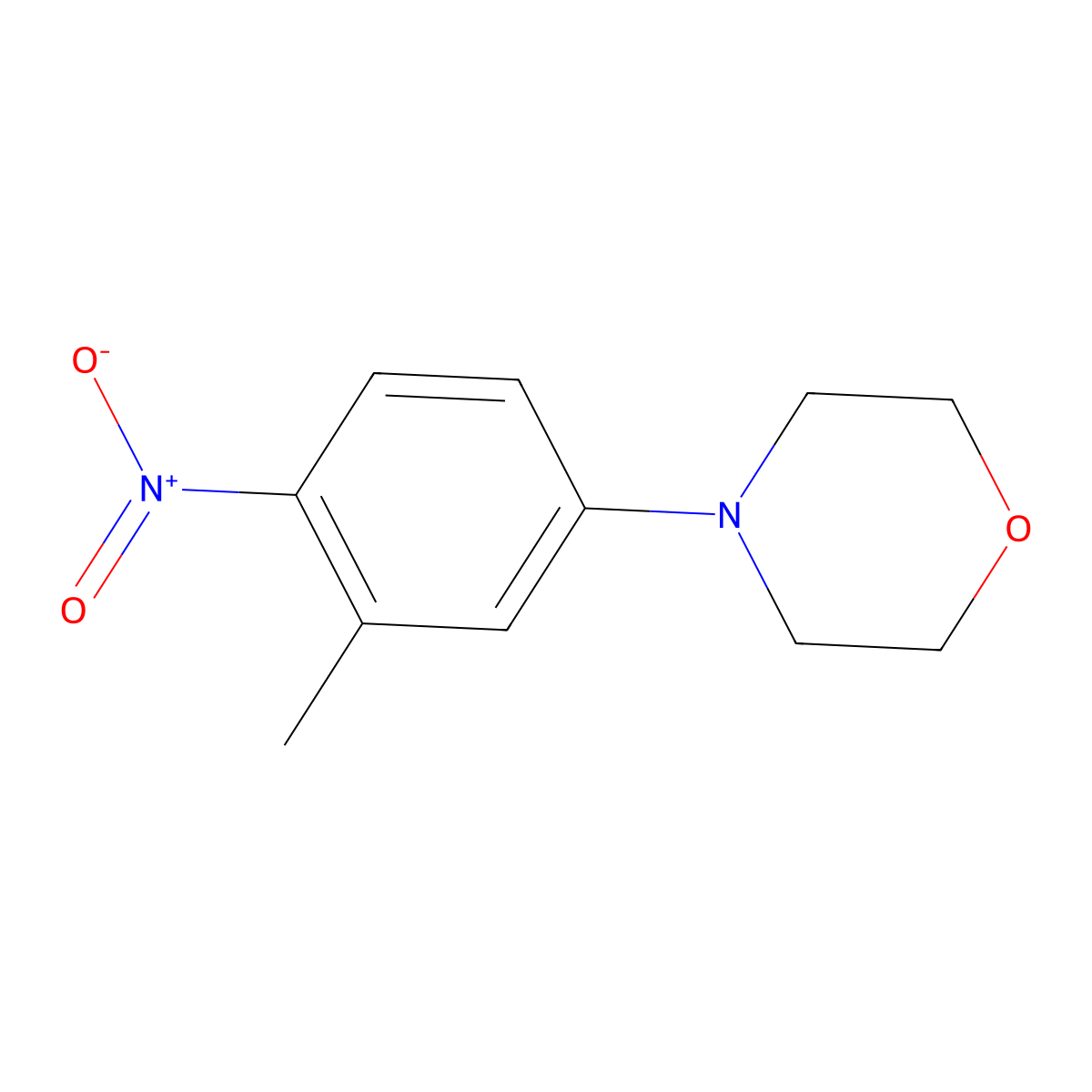 4-(3-Methyl-4-nitrophenyl)morpholine molecular structure, CAS 220679-09-4