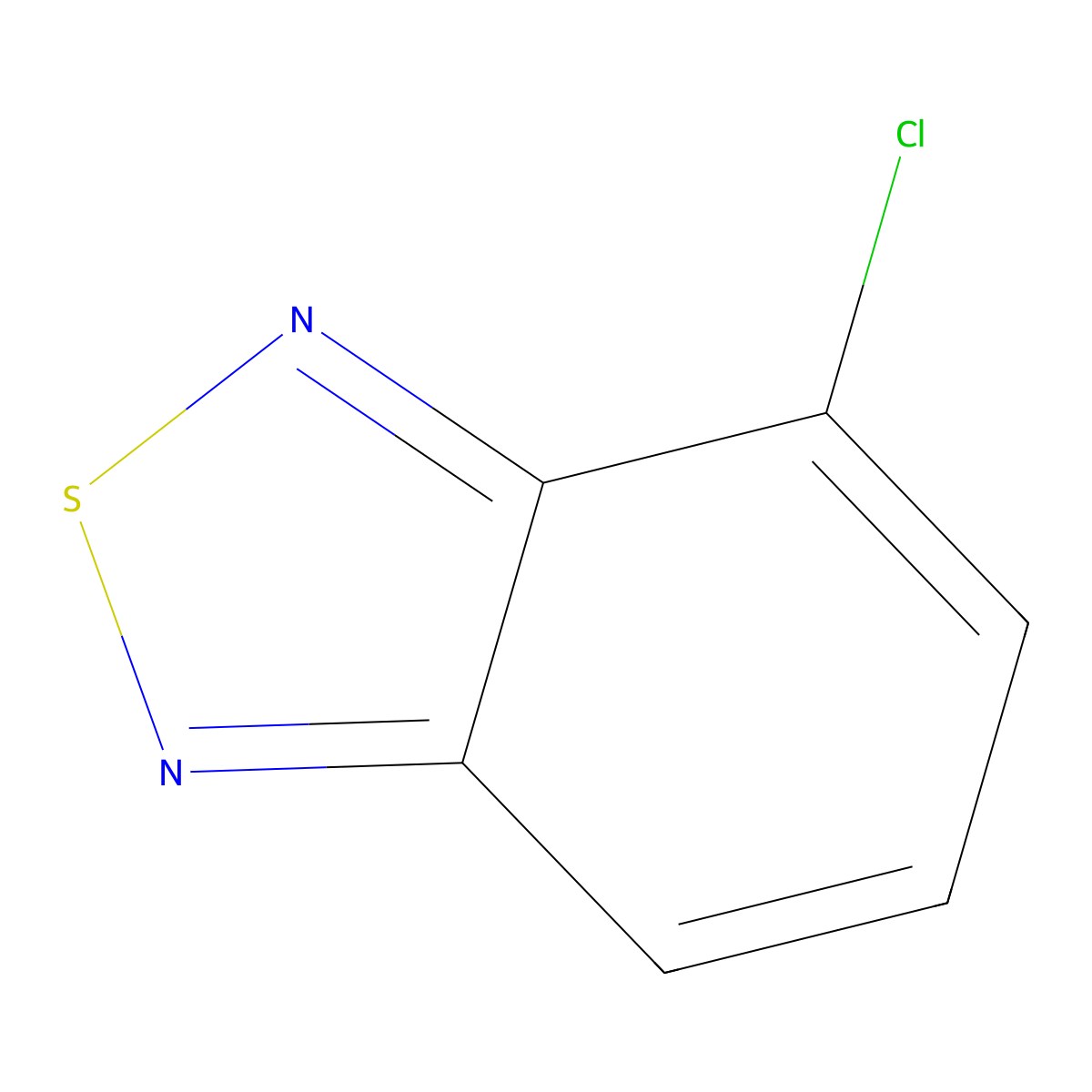 4-Chloro-2,1,3-benzothiadiazole molecular structure, CAS 2207-28-5