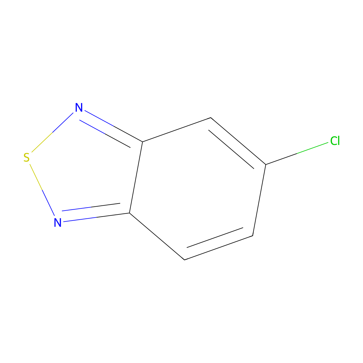 5-Chloro-2,1,3-benzothiadiazole molecular structure, CAS 2207-32-1