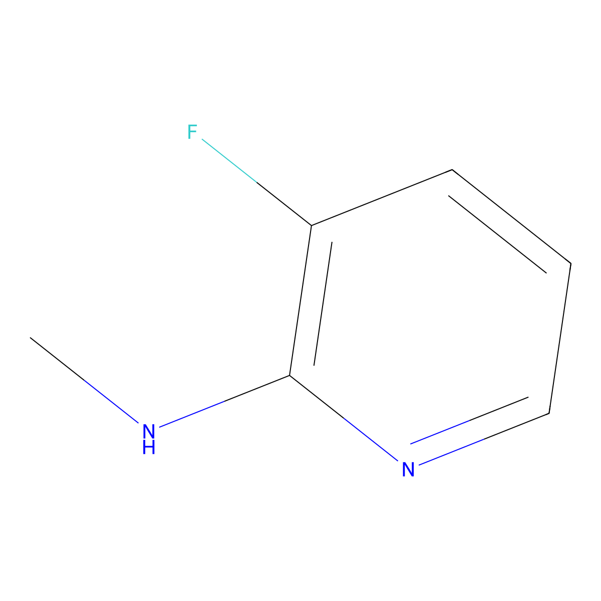 3-fluoro-N-methylpyridin-2-amine molecular structure, CAS 220714-69-2