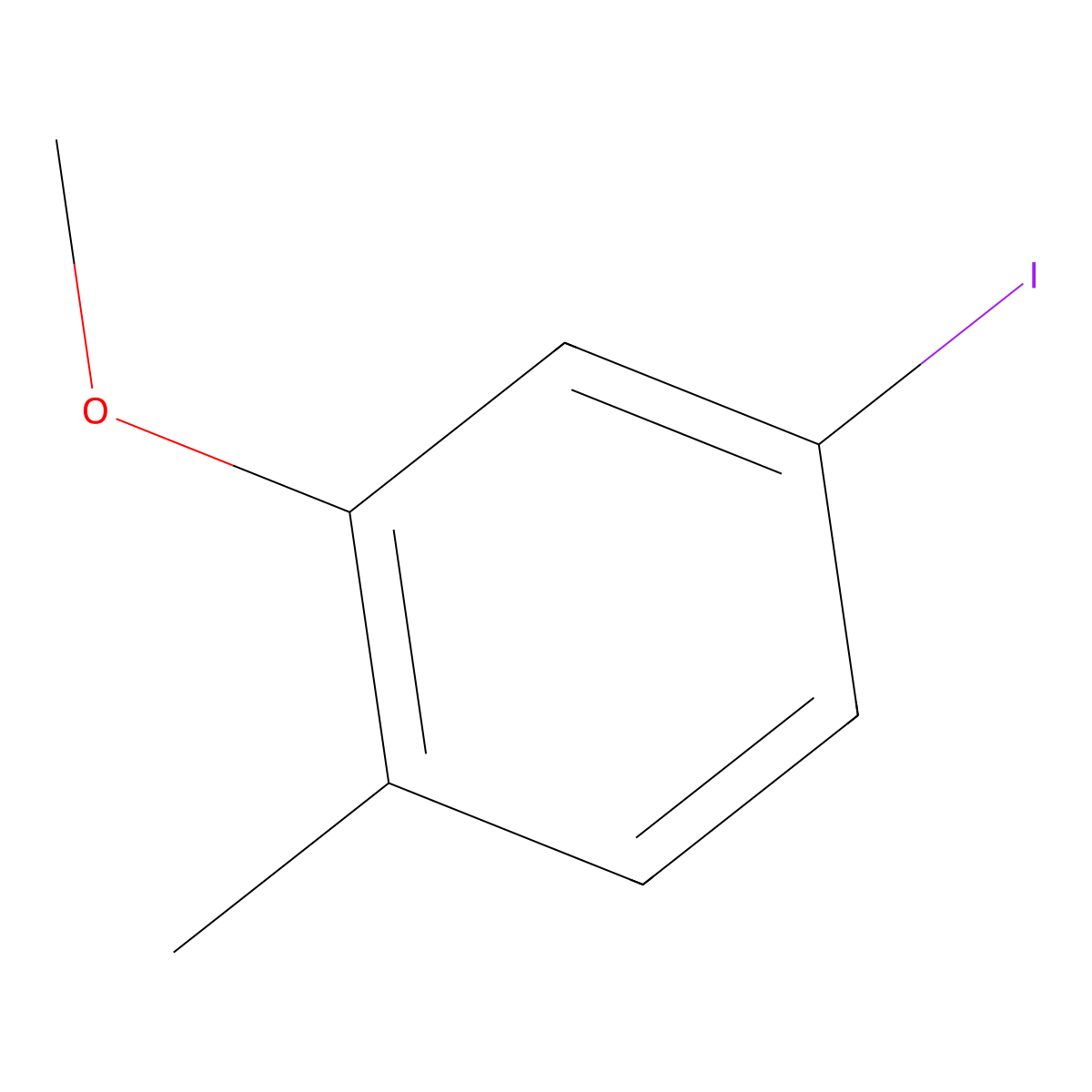 5-Iodo-2-methyl anisole molecular structure, CAS 220728-62-1
