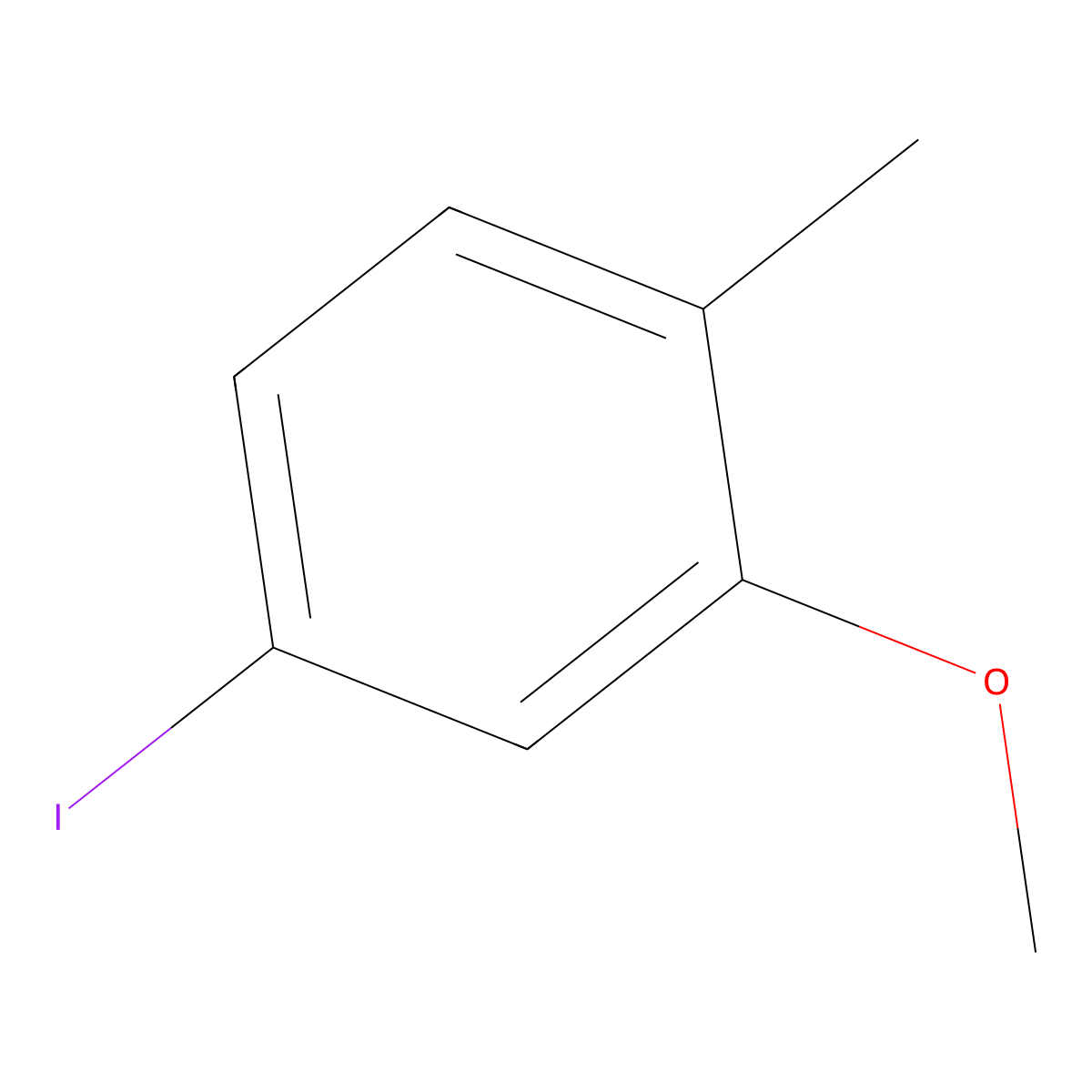 5-Iodo-2-methyl anisole molecular structure, CAS 220728-62-1