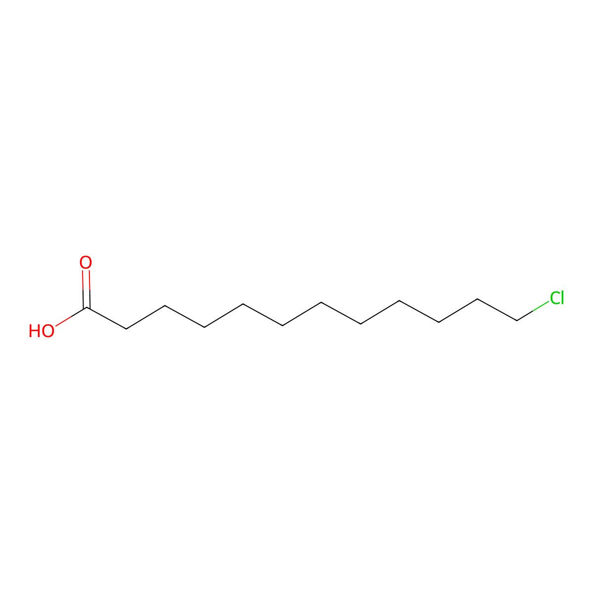 12-Chloro-dodecanoic acid molecular structure, CAS 22075-86-1