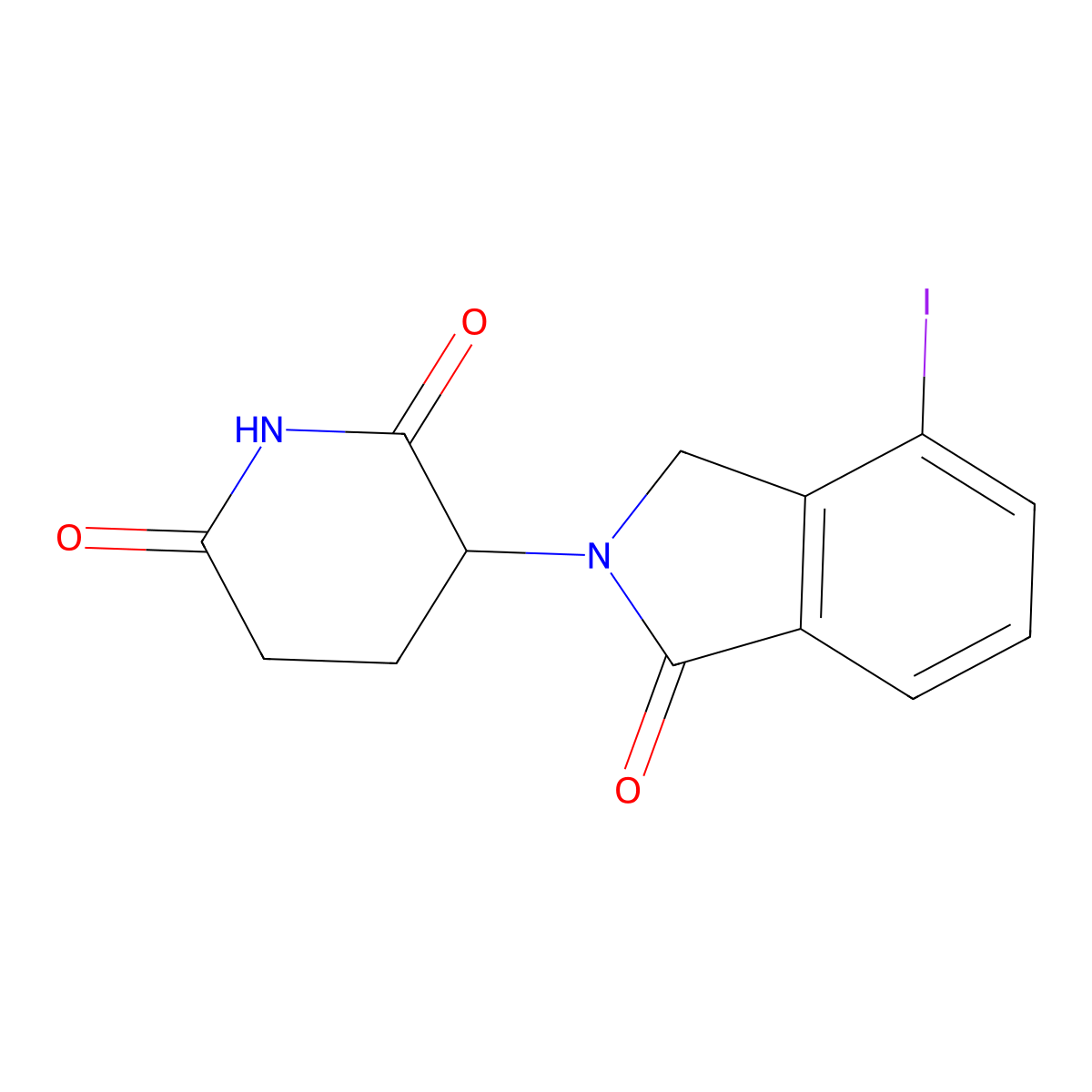 Lenalidomide-I molecular structure, CAS 2207541-30-6
