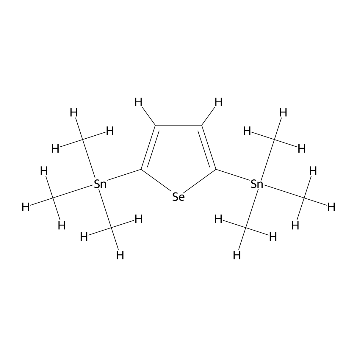 2,5-Bis(trimethylstannyl)selenophene molecular structure, CAS 220770-41-2