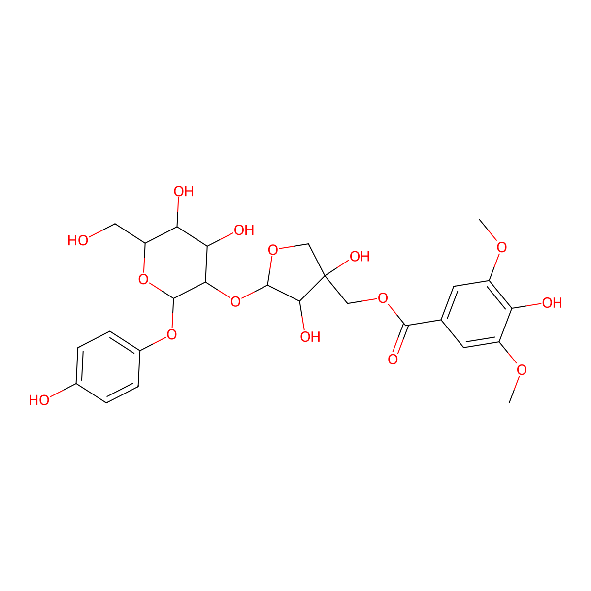 Seguinoside F molecular structure, CAS 220778-37-0