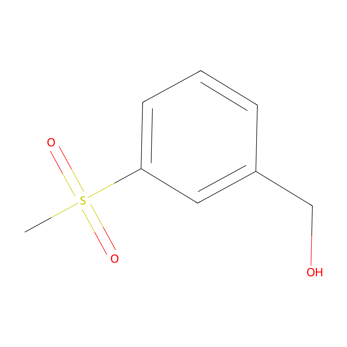 (3-Methanesulfonylphenyl)methanol molecular structure, CAS 220798-39-0