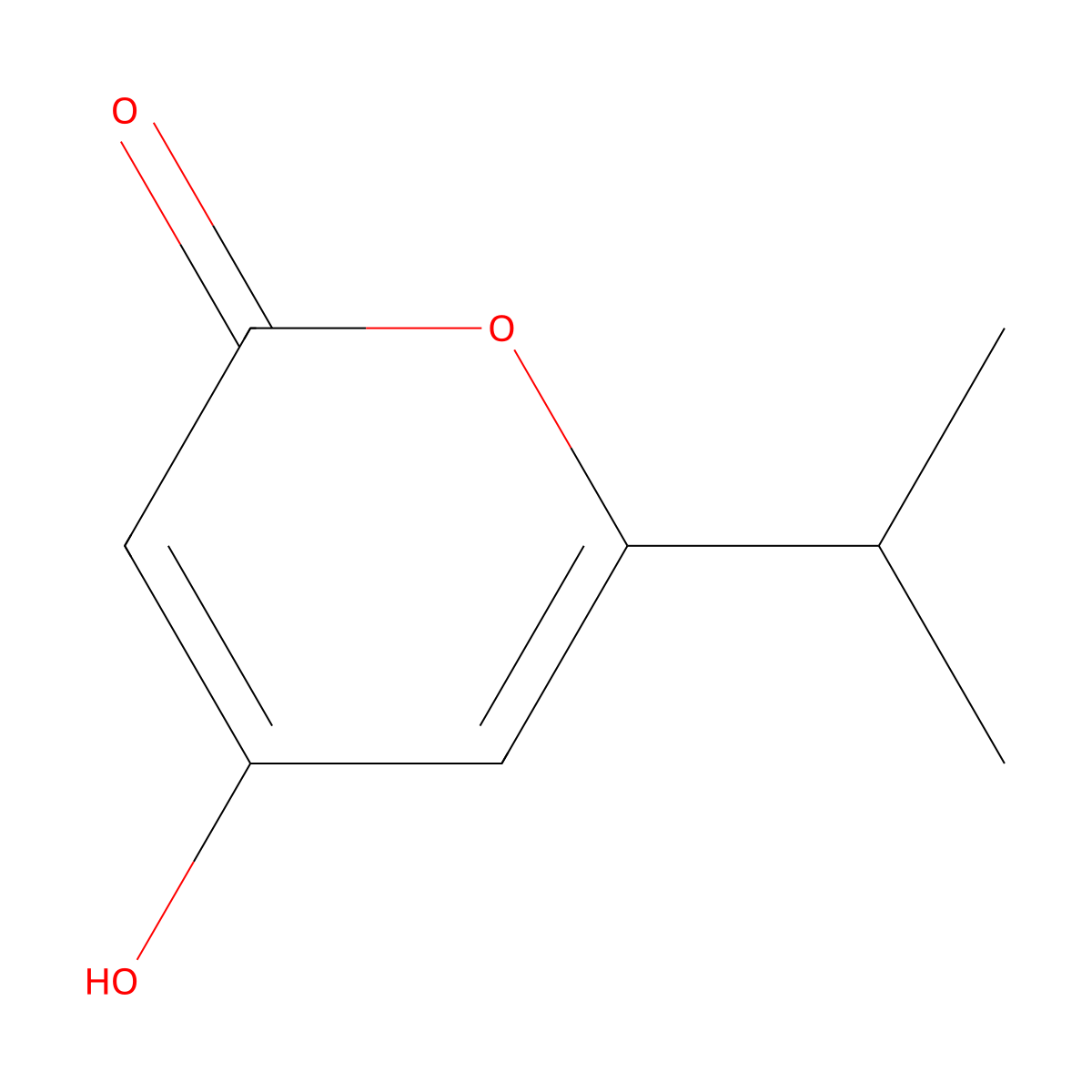 4-hydroxy-6-(propan-2-yl)-2H-pyran-2-one molecular structure, CAS 220809-37-0