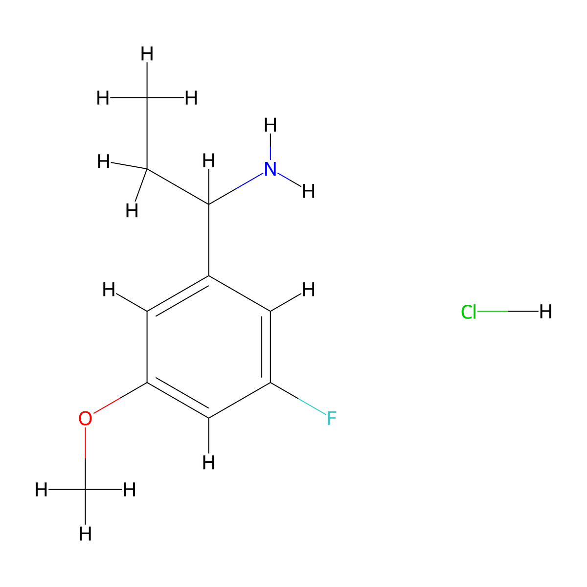 1-(3-Fluoro-5-methoxy-phenyl)-propylamine hydrochloride molecular structure, CAS 2208274-68-2