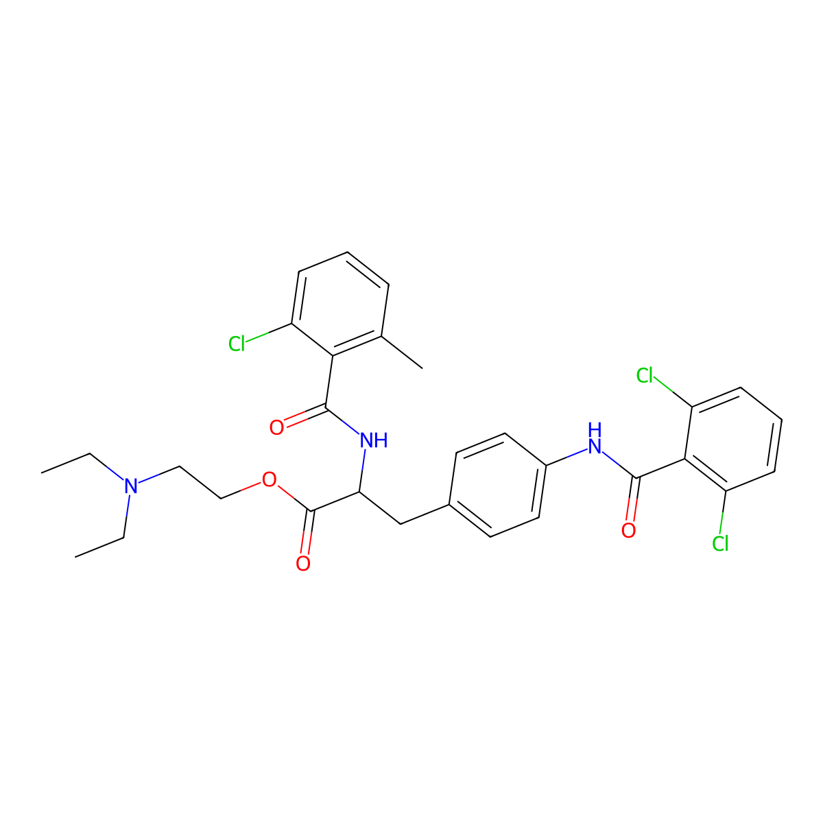 Valategrast molecular structure, CAS 220847-86-9