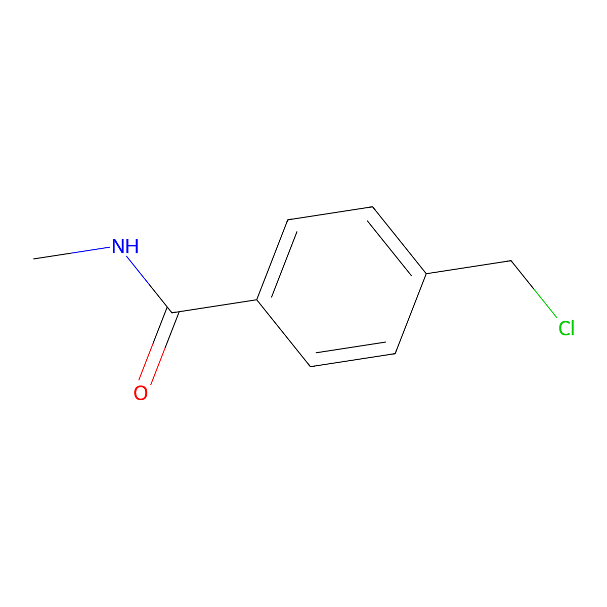 4-(chloromethyl)-N-methylbenzamide molecular structure, CAS 220875-88-7