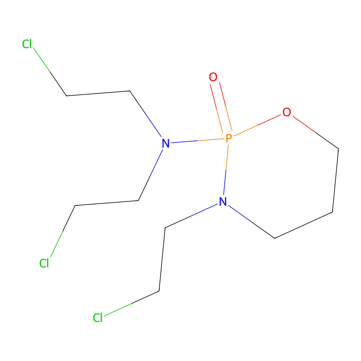 Trofosfamide molecular structure, CAS 22089-22-1