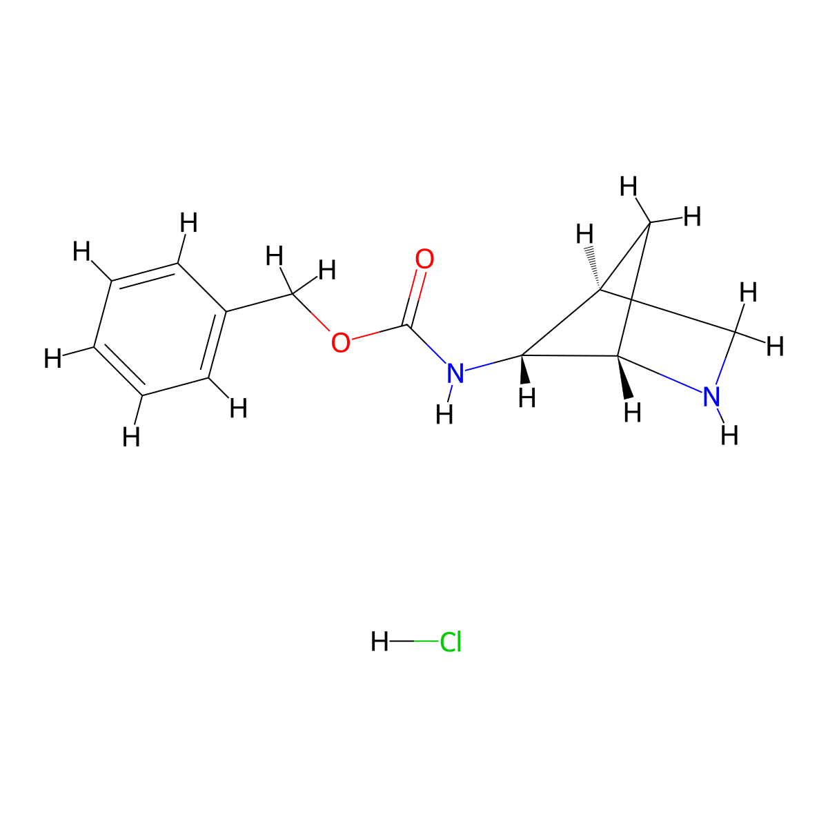Rac-benzyl N-[(1R,4R,5S)-2-azabicyclo[2.1.1]hexan-5-yl]carbamate hydrochloride molecular structure, CAS 2209079-23-0