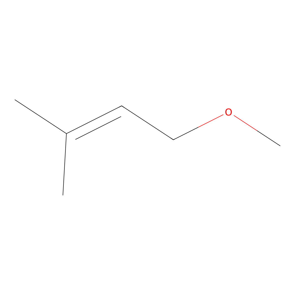 1-Methoxy-3-methylbut-2-ene molecular structure, CAS 22093-99-8